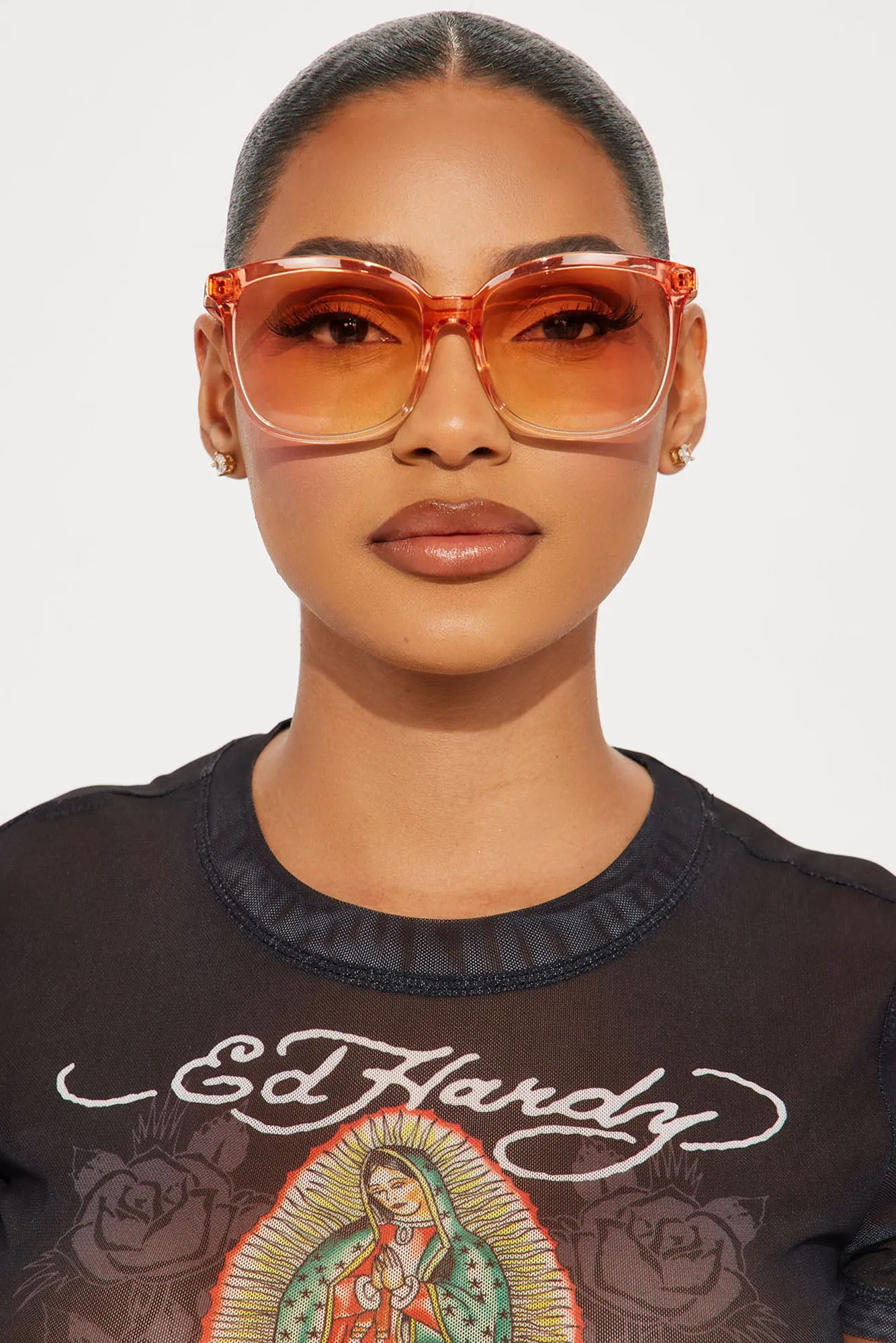 Tequilla Sunrise Sunglasses - Orange/combo sold by Fashion Nova