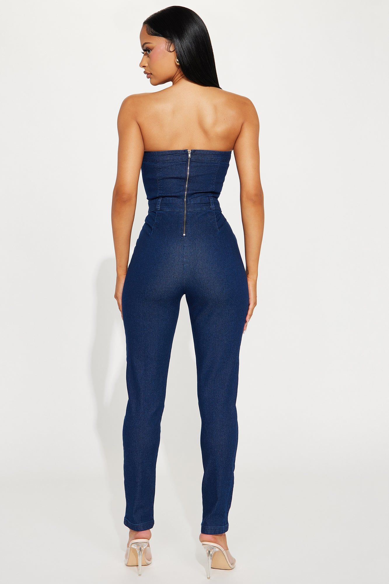 Christy Denim Jumpsuit - Indigo sold by Fashion Nova product image thumbnail 3