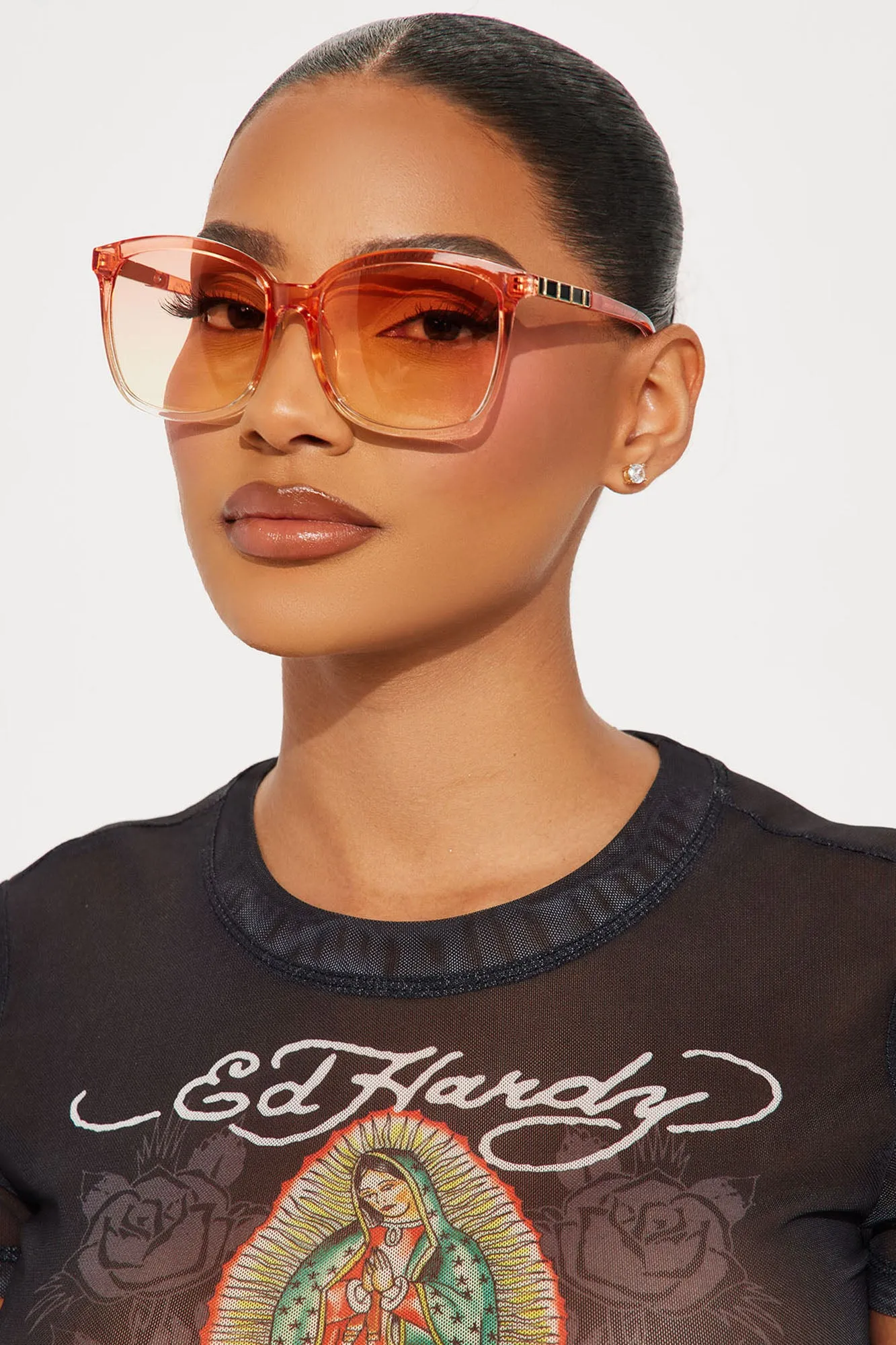 Tequilla Sunrise Sunglasses - Orange/combo sold by Fashion Nova product image thumbnail 2