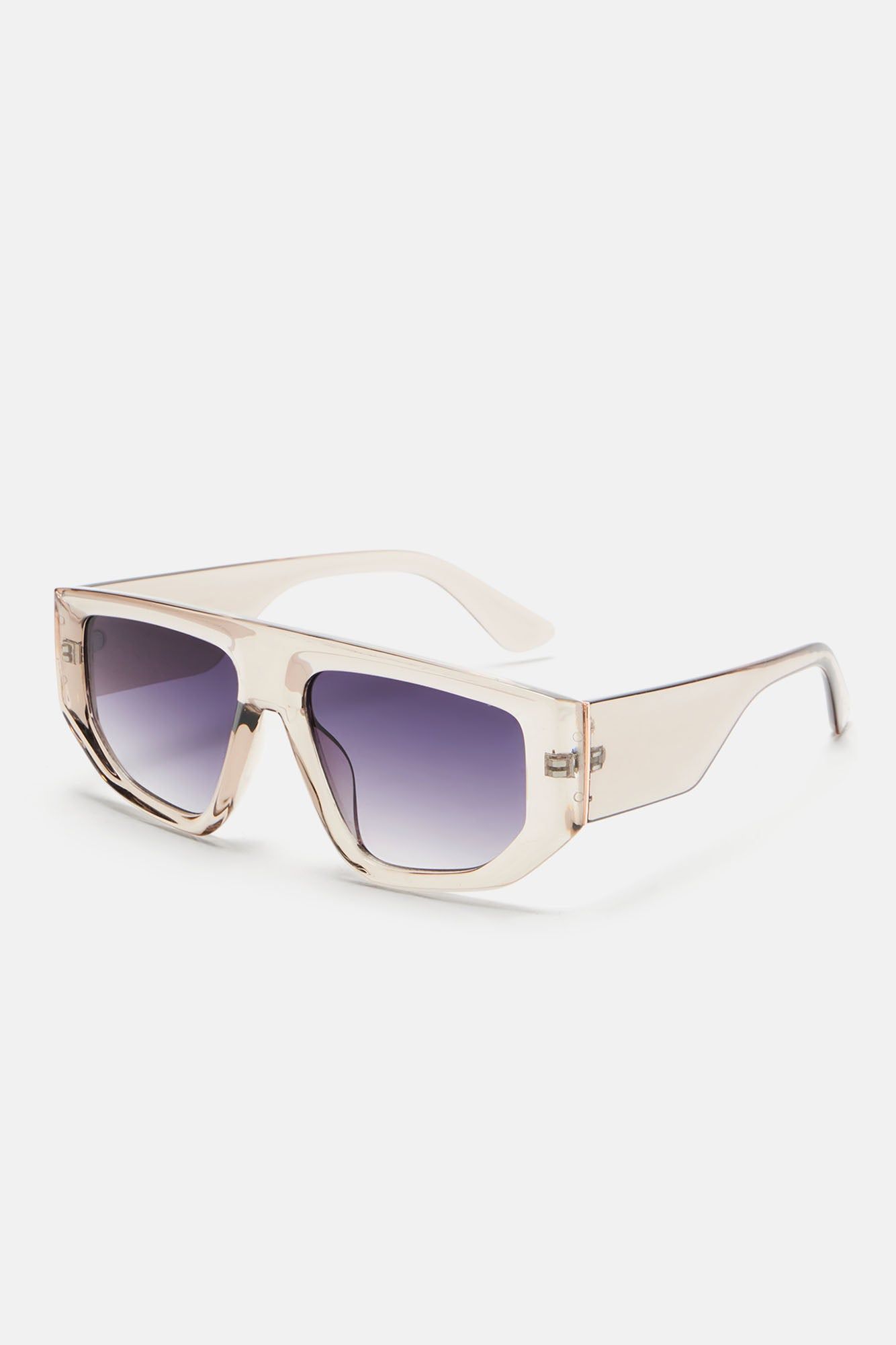 That's What I Like Sunglasses - Clear/Grey sold by Fashion Nova product image thumbnail 3