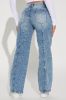 Catching Vibes Stretch Straight Leg Jeans - Medium Wash sold by Fashion Nova