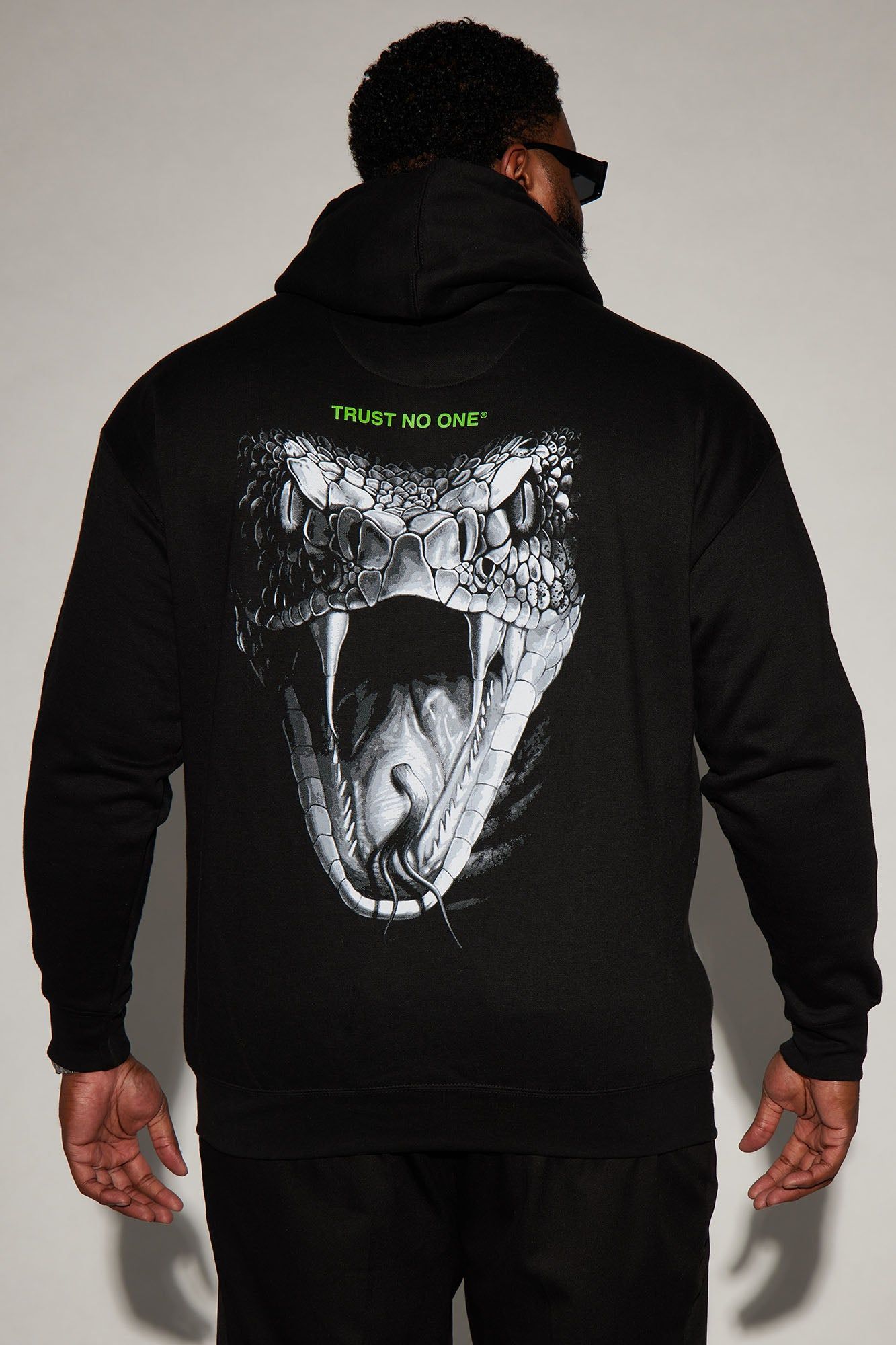 Beware Of Snakes Hoodie - Black sold by Fashion Nova product image thumbnail 5