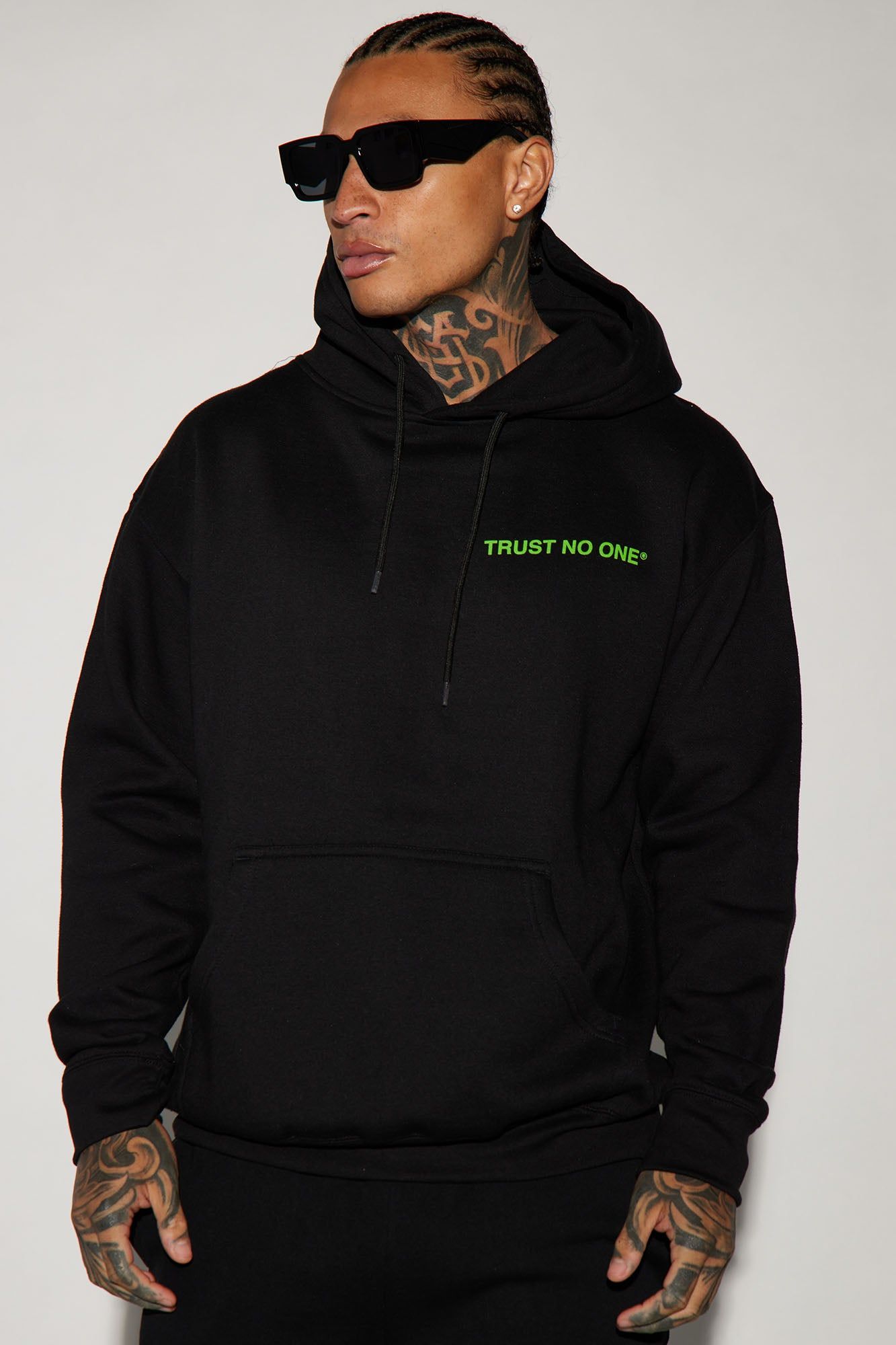 Beware Of Snakes Hoodie - Black sold by Fashion Nova product image thumbnail 3