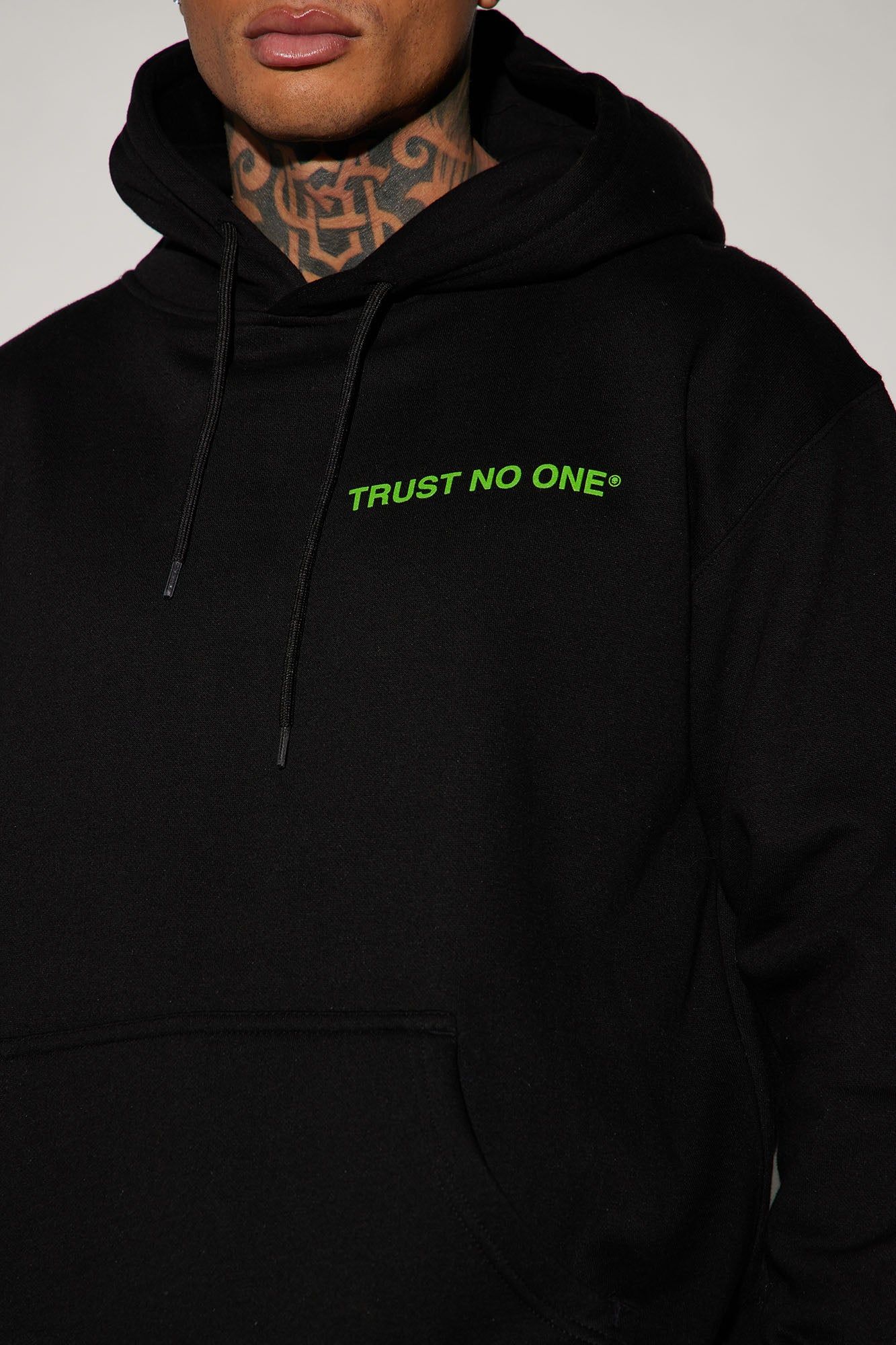 Beware Of Snakes Hoodie - Black sold by Fashion Nova product image thumbnail 4