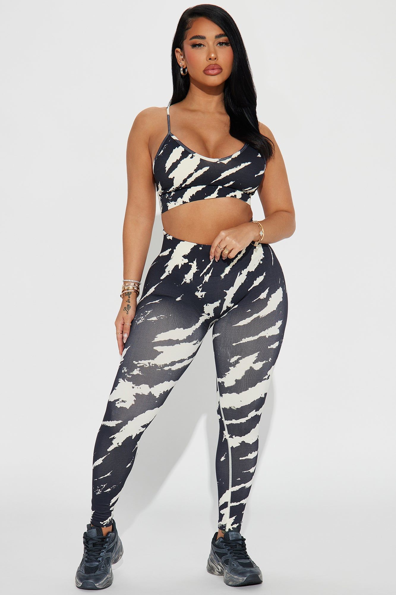 Hot Girl Active Set - Black/combo sold by Fashion Nova