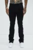 More Than You Frayed Slim Flare Jeans - Black sold by Fashion Nova
