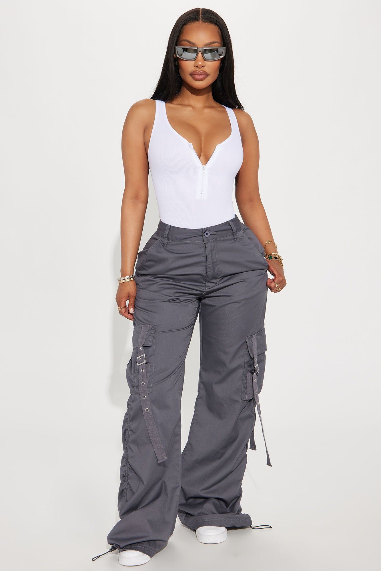 Zaida Seamless Bodysuit - White sold by Fashion Nova product image thumbnail 2