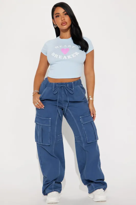 Portland Washed Cargo Pant - Navy sold by Fashion Nova