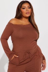 Switching Looks Jumpsuit - Chocolate sold by Fashion Nova