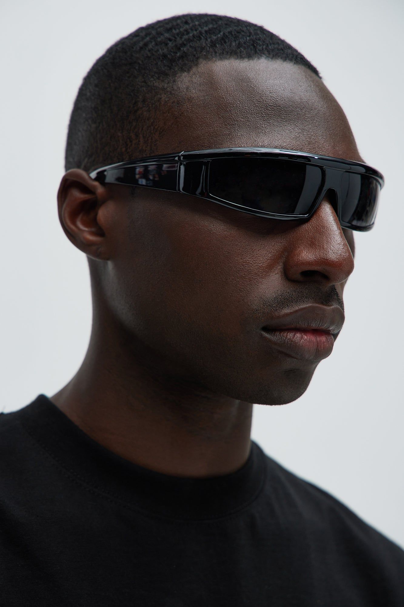 Flash Future Sunglasses - Black/Smoke sold by Fashion Nova product image thumbnail 3