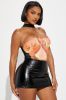 Smoking Hot Bodysuit - Red/combo sold by Fashion Nova