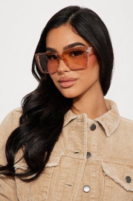 Classic Babe Sunglasses - Champagne sold by Fashion Nova