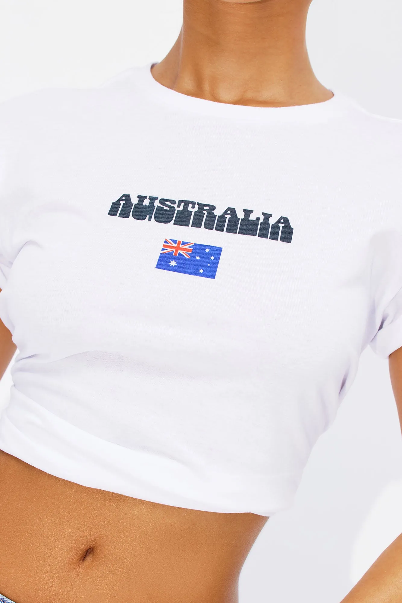 Team Australia Tee - White sold by Fashion Nova product image thumbnail 3