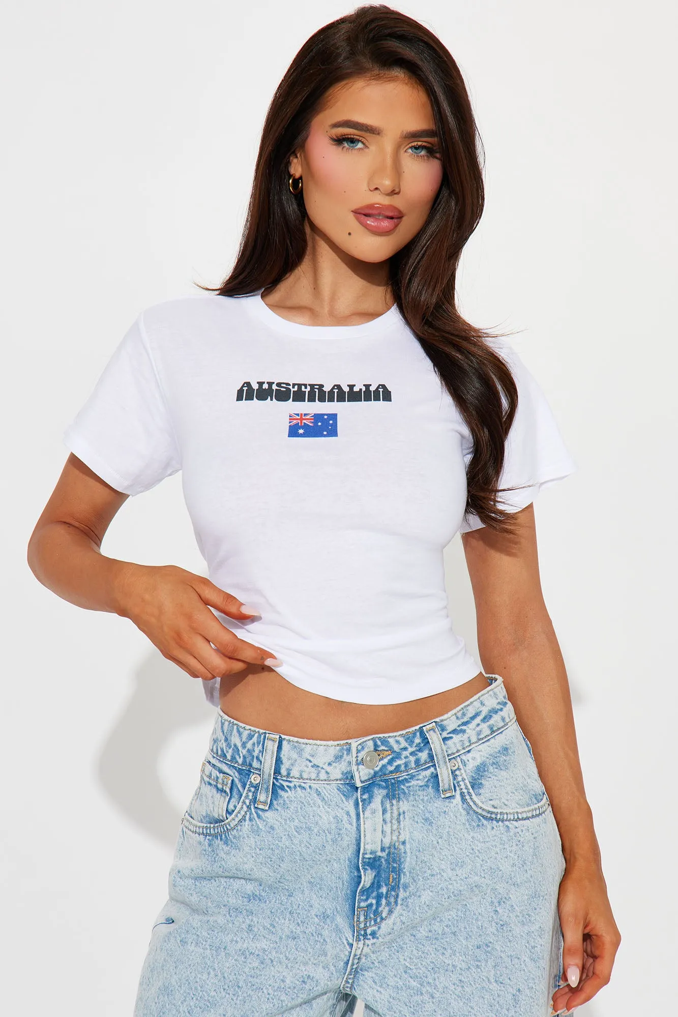 Team Australia Tee - White sold by Fashion Nova product image thumbnail 5