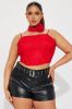 Belle Lace Corset Top - Red sold by Fashion Nova