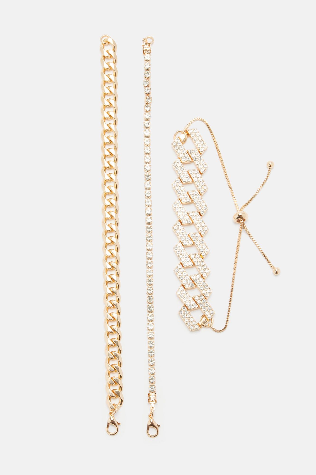 Take Me Out Bracelet Set - Gold sold by Fashion Nova product image thumbnail 2