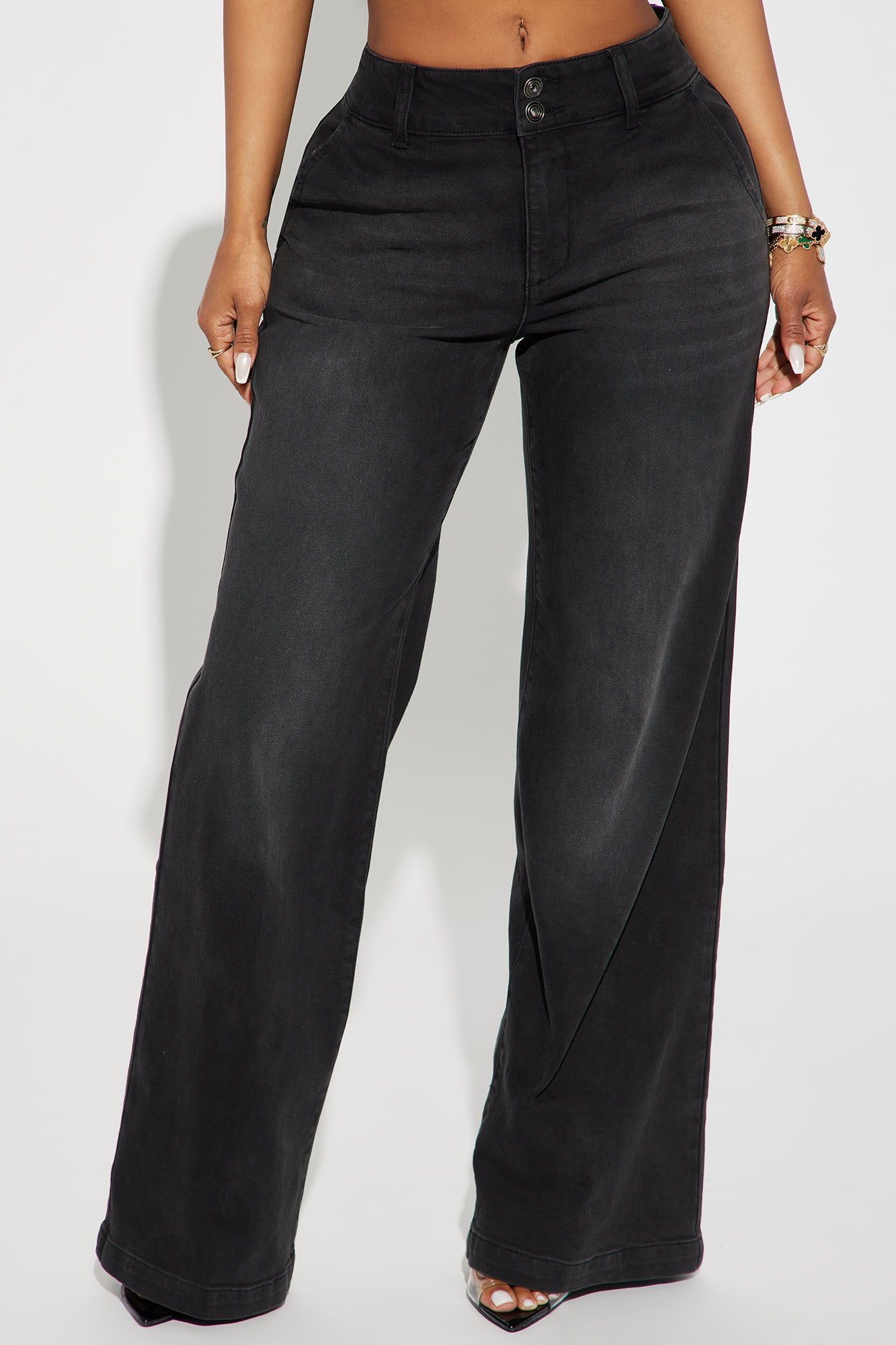 No Competition Baggy Wide Leg Jean - Black Wash sold by Fashion Nova product image thumbnail 2