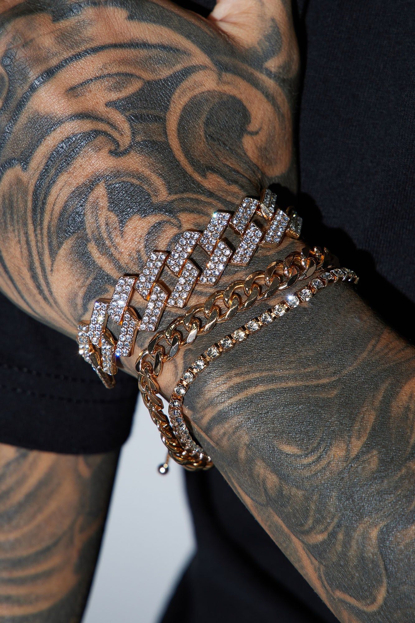 Take Me Out Bracelet Set - Gold sold by Fashion Nova