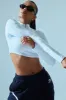FN Paris Quarter Zip Top - White sold by Fashion Nova