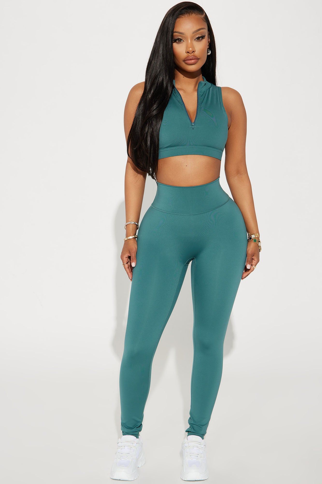 Hiking Babe Active Legging - Teal sold by Fashion Nova