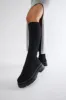 Rocco Knit Boots - Black sold by Fashion Nova