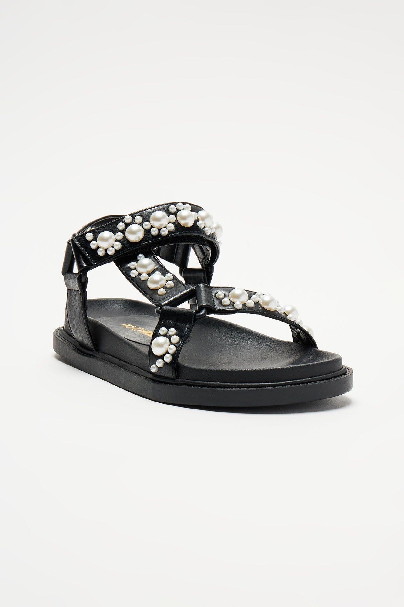 Sammi Pearl Sandals - Black sold by Fashion Nova product image thumbnail 2