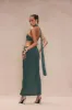 Bali Nights Cut Out Maxi Dress - Olive sold by Fashion Nova