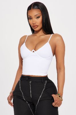 Sammie Tank Top - White sold by Fashion Nova