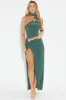 Bali Nights Cut Out Maxi Dress - Olive sold by Fashion Nova