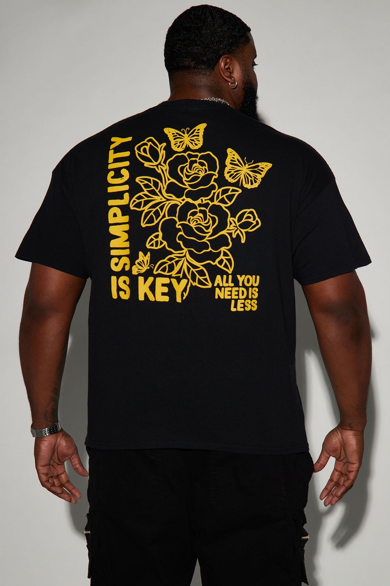 Simplicity Is Key Short Sleeve Tee - Black sold by Fashion Nova product image thumbnail 5