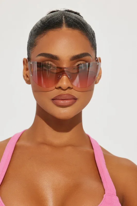 Let Me Have It Sunglasses - Pink sold by Fashion Nova