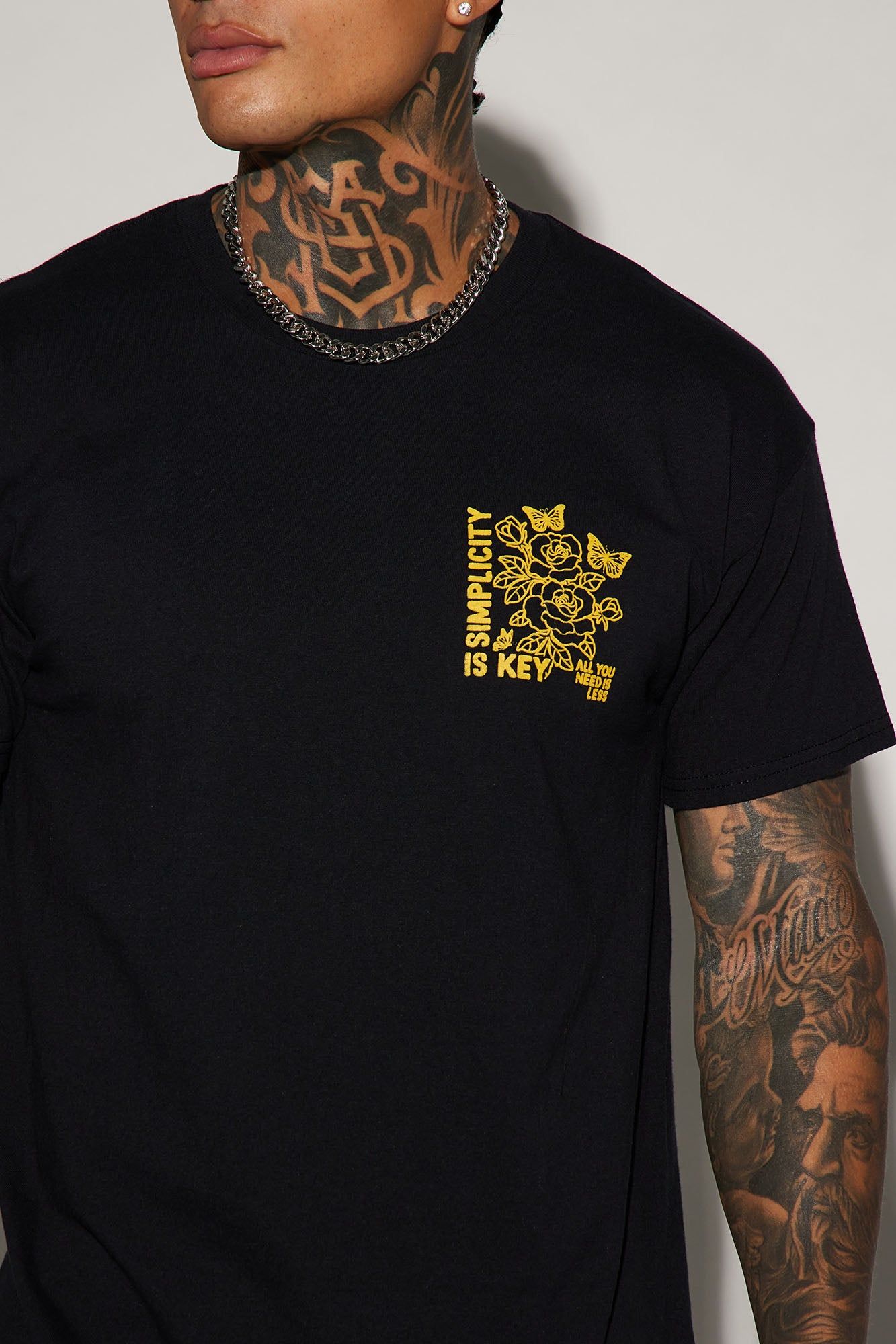 Simplicity Is Key Short Sleeve Tee - Black sold by Fashion Nova product image thumbnail 4