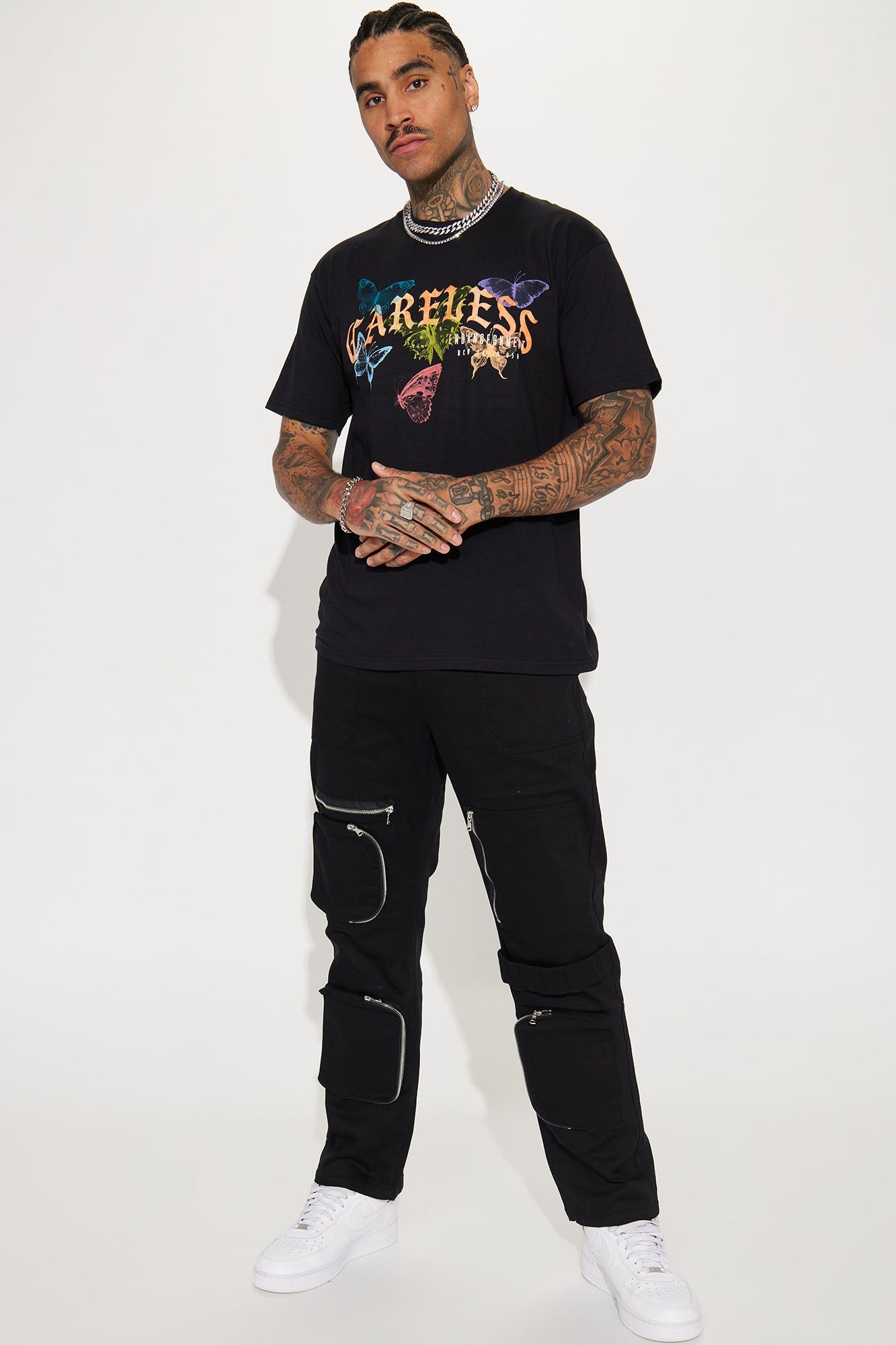 Careless Butterfly Short Sleeve Tee - Black sold by Fashion Nova product image thumbnail 3