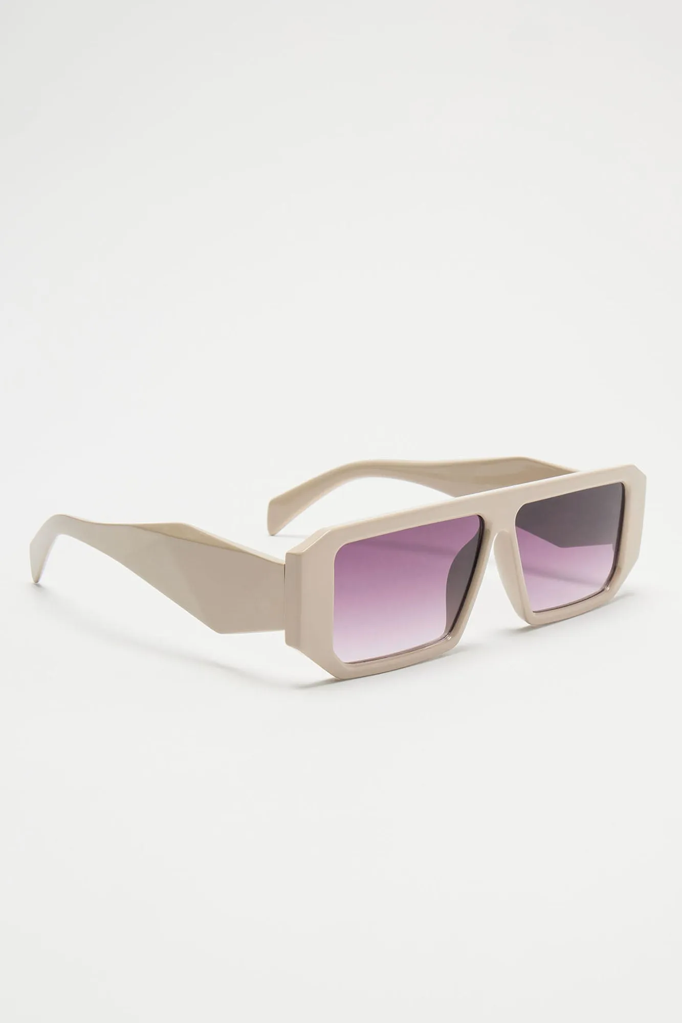 Electric Neighbor Sunglasses - Off White/combo sold by Fashion Nova product image thumbnail 3
