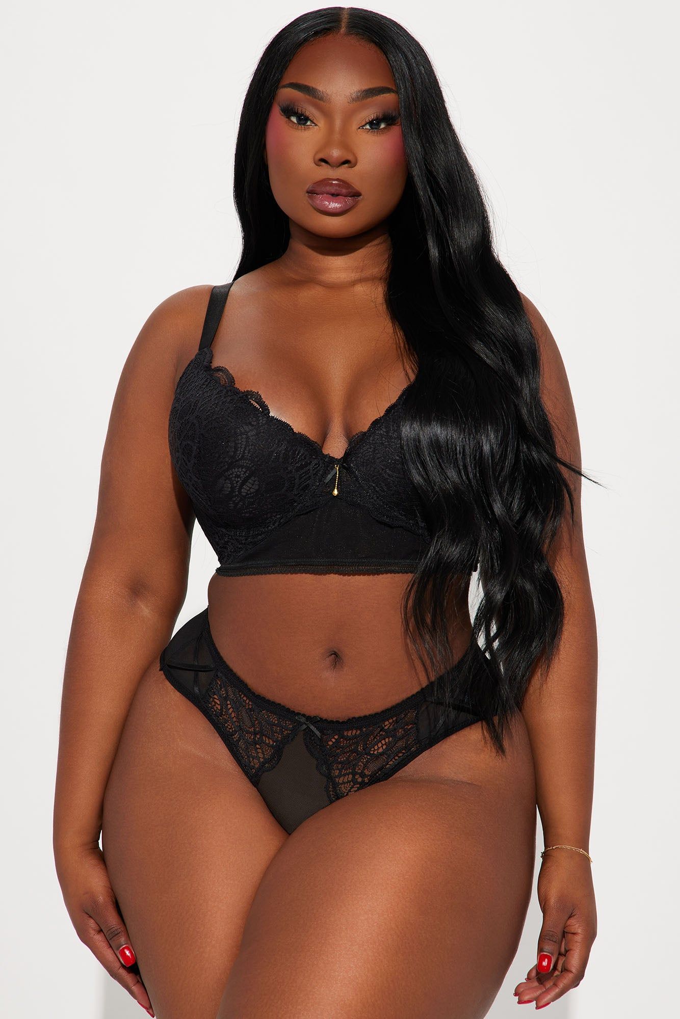 Believe In Love Lace Panty - Black sold by Fashion Nova product image thumbnail 2