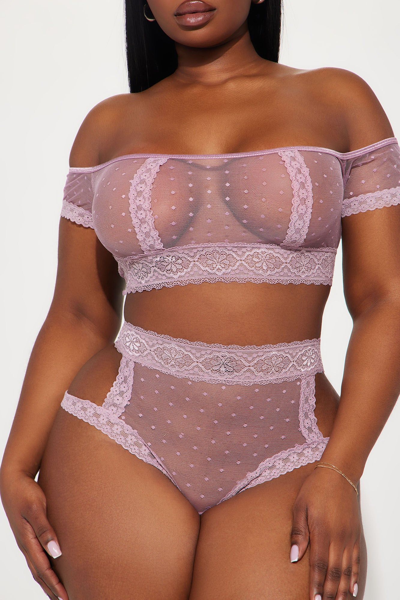 Sheer Truth 2 Piece Set - Lilac sold by Fashion Nova product image thumbnail 5