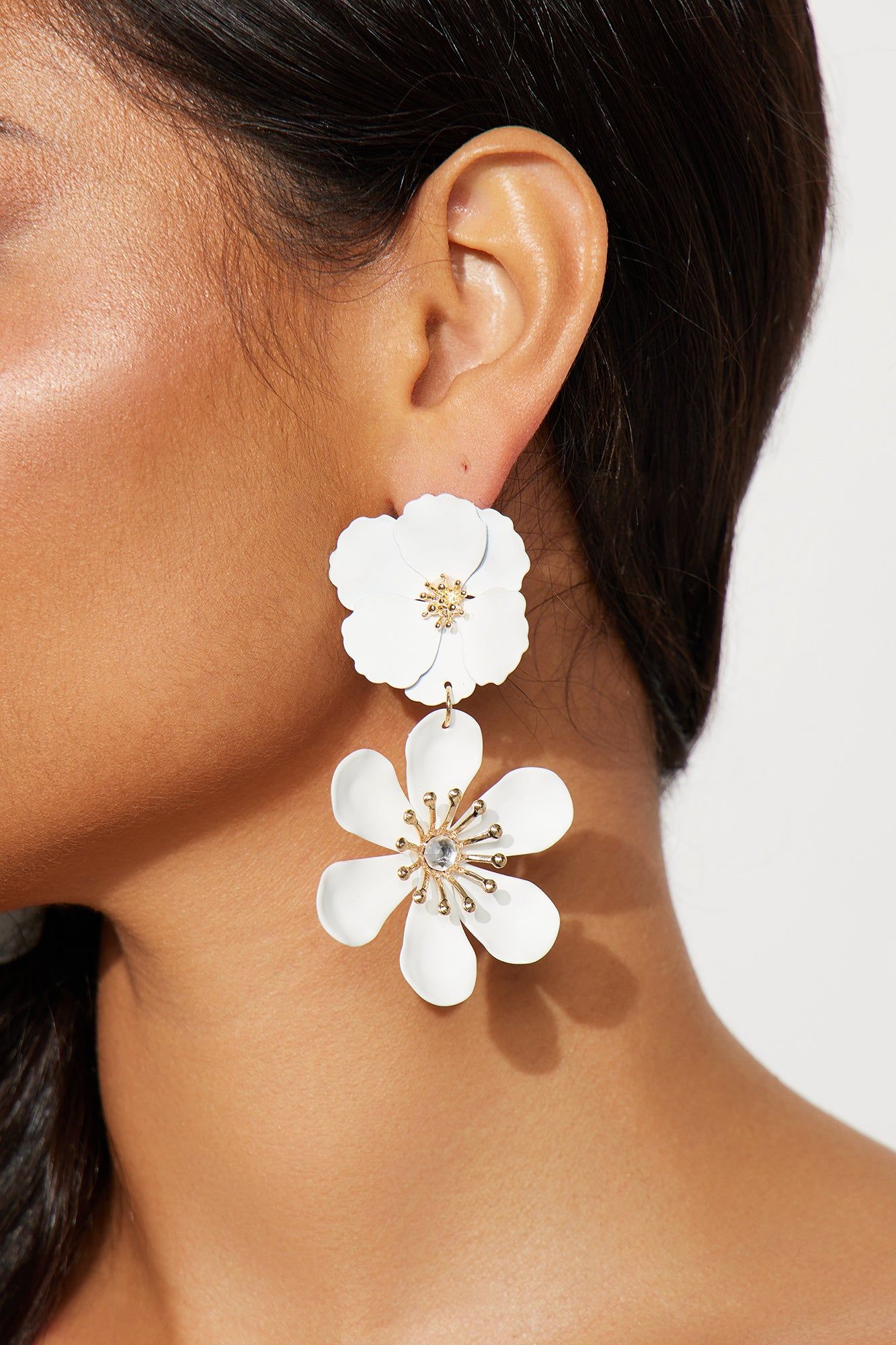 Anemone Earrings - White sold by Fashion Nova