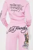 Ed Hardy Flying Skull Pant Set - Pink sold by Fashion Nova