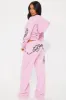 Ed Hardy Flying Skull Pant Set - Pink sold by Fashion Nova
