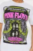 Pink Floyd Poster Washed Tee - Grey/combo sold by Fashion Nova