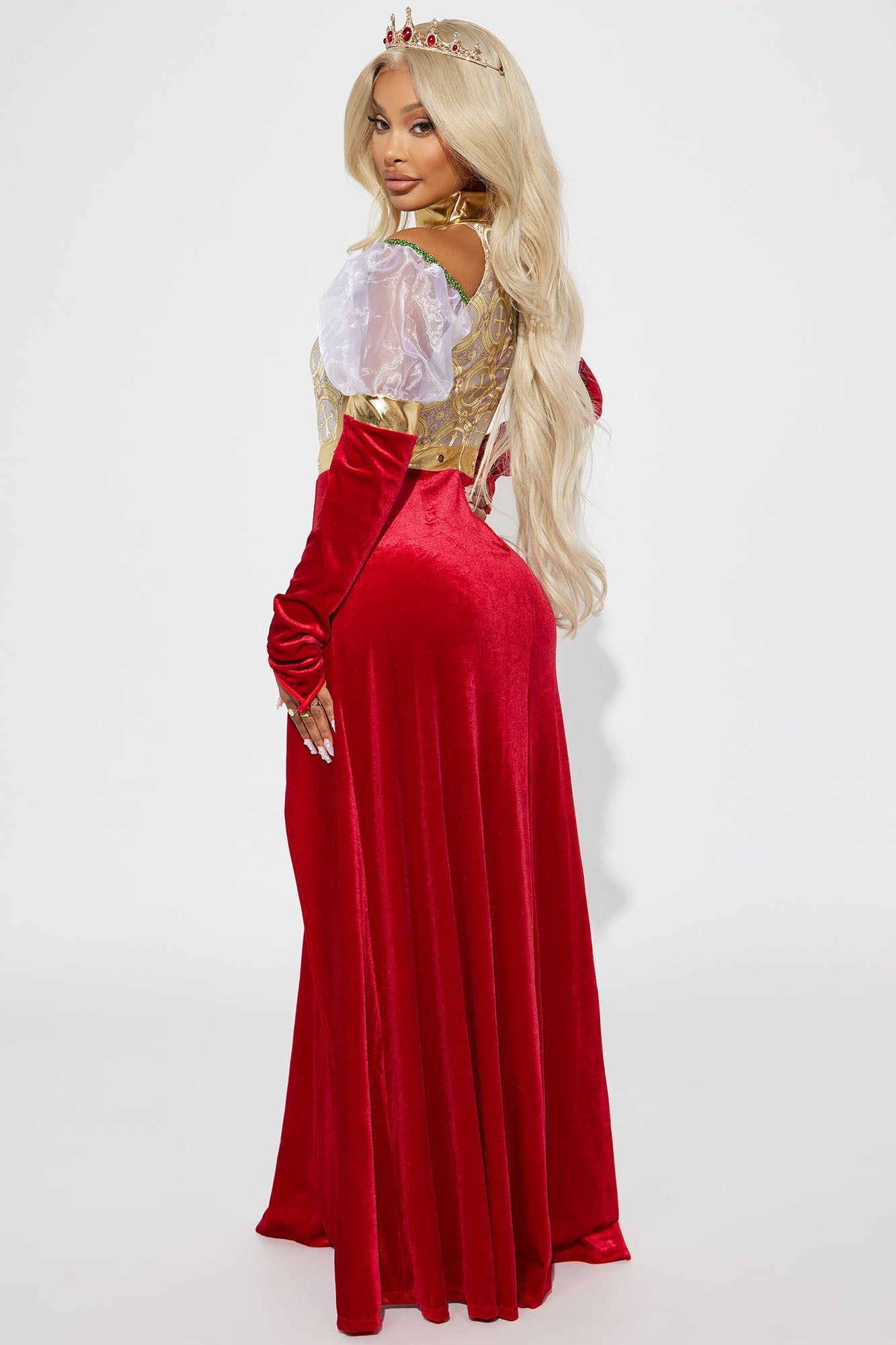 Your Queen 2 Piece Costume Set - Red/combo sold by Fashion Nova product image thumbnail 5