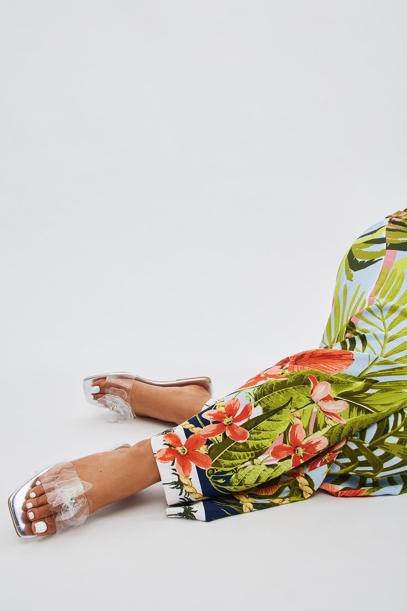 Treat Me Well Flat Sandals - Silver sold by Fashion Nova product image thumbnail 2