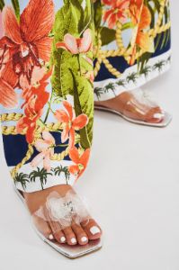 Treat Me Well Flat Sandals - Silver sold by Fashion Nova