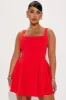Hila Mini Dress - Red sold by Fashion Nova