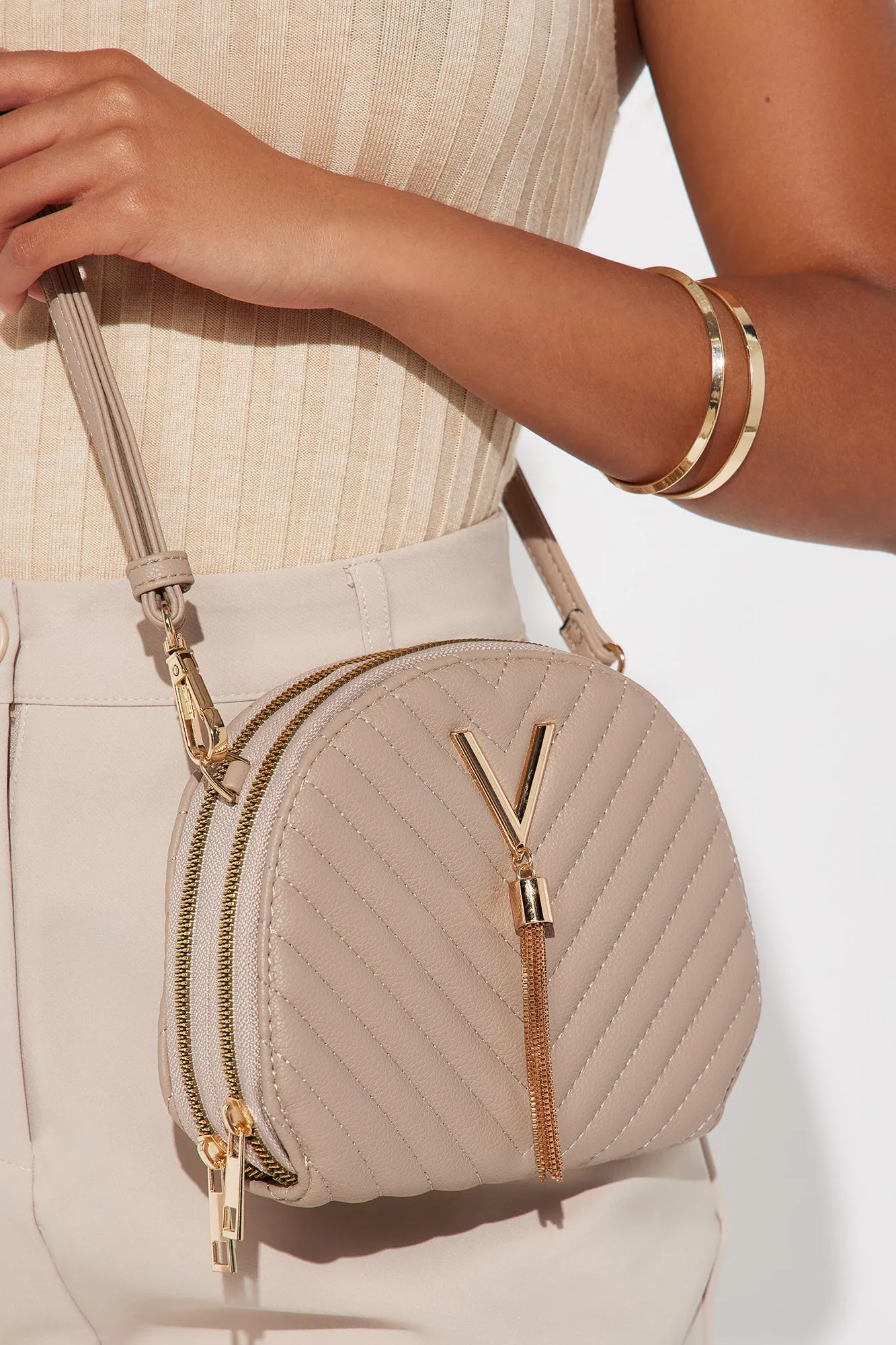 Never Miss A Beat Crossbody Bag - Taupe sold by Fashion Nova product image thumbnail 2