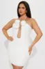 Sierra Bandage Mini Dress - White sold by Fashion Nova