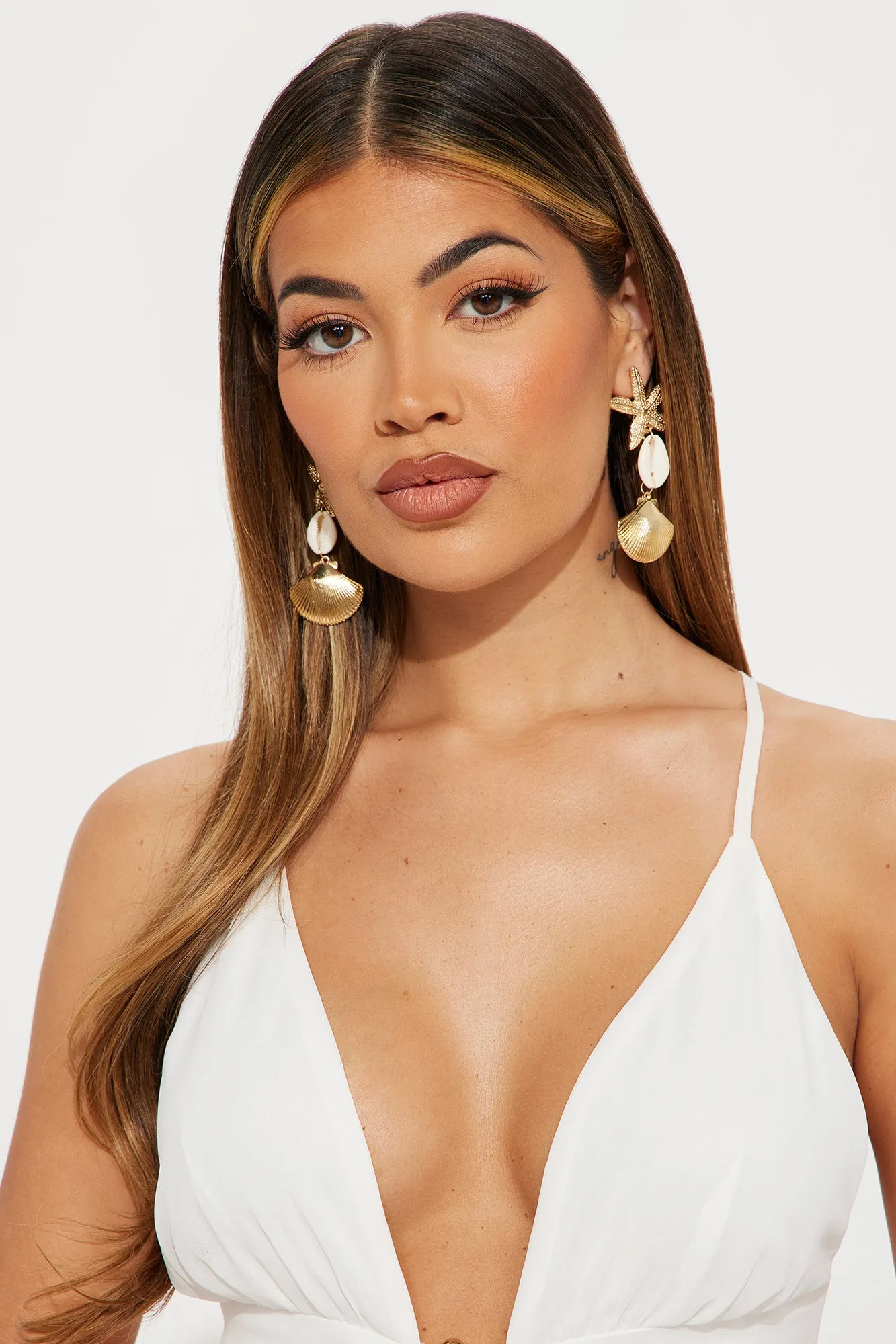 Le Splash Earrings - Gold sold by Fashion Nova