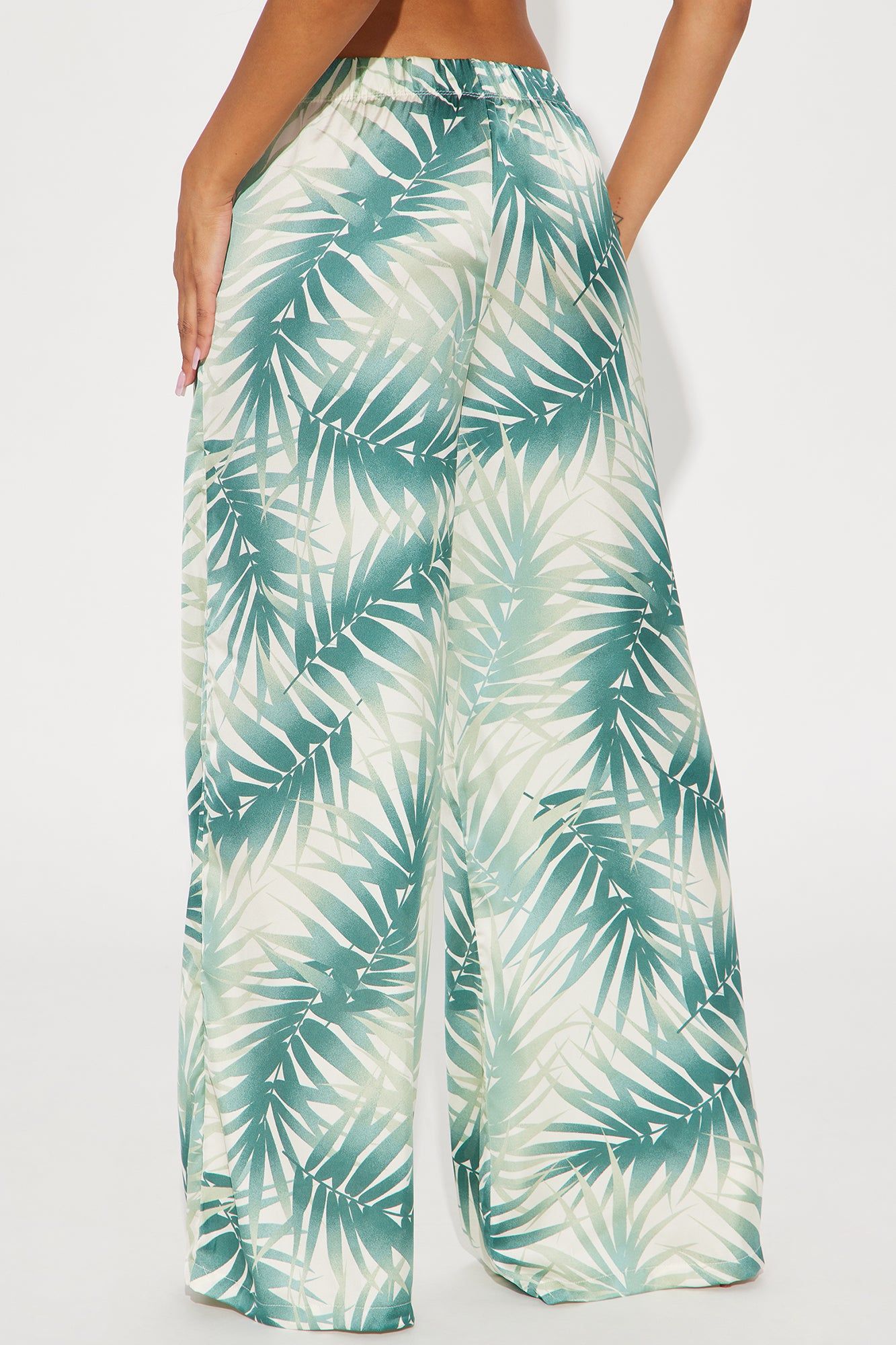 Feeling Breezy Printed Wide Leg Pant - Ivory/combo sold by Fashion Nova product image thumbnail 3