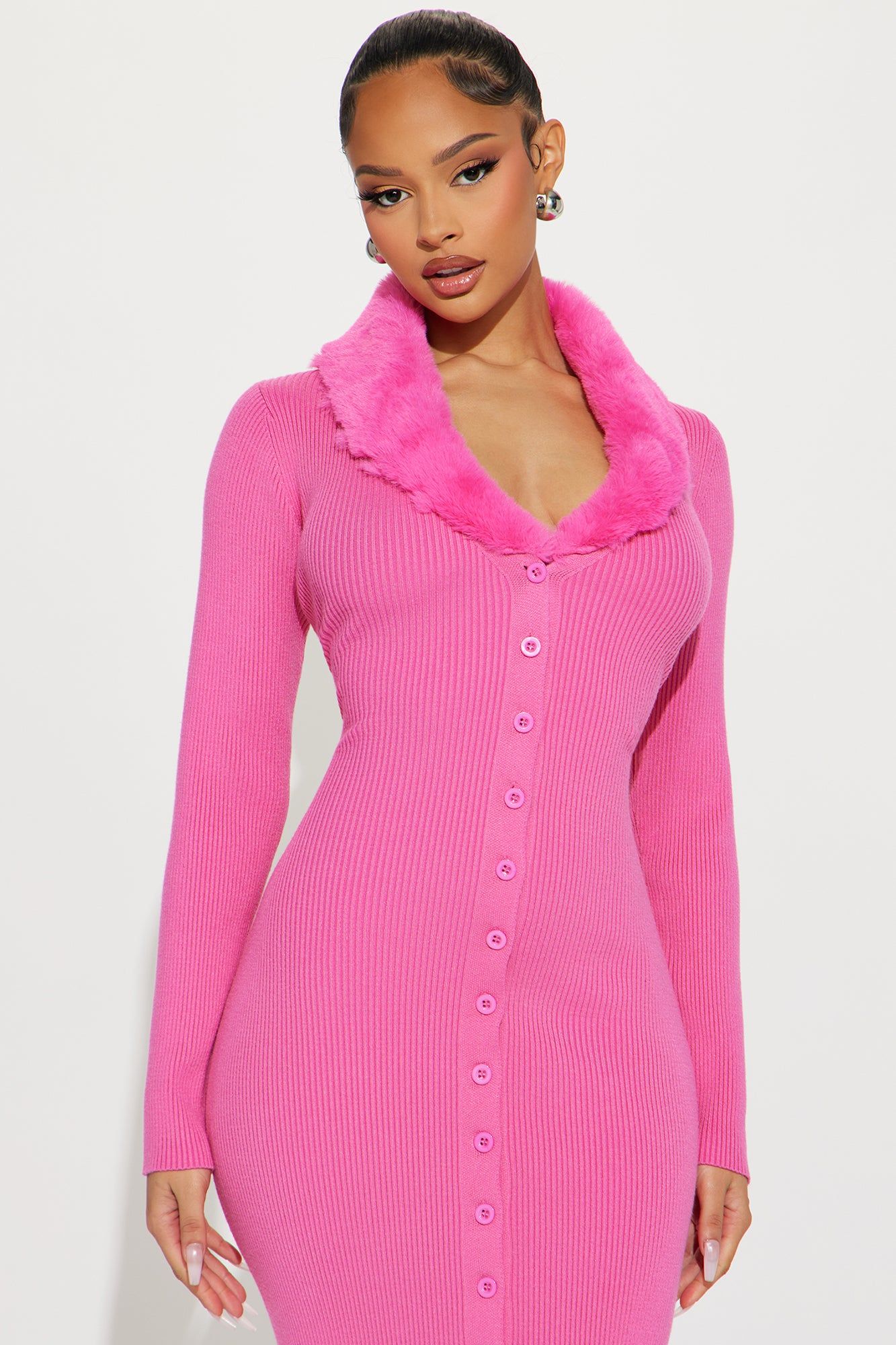 Asabelle Sweater Midi Dress - Pink sold by Fashion Nova product image thumbnail 2