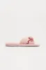 Keeping It Cozy Slippers - Pink sold by Fashion Nova